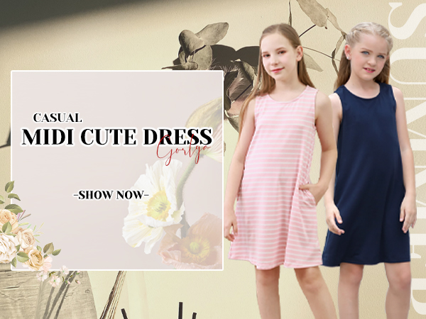 Amazon.com: GORLYA Girl's Summer Casual Loose Tank Swing