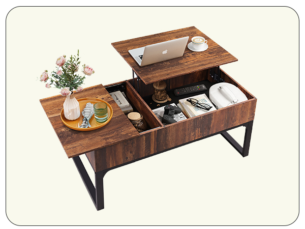 WTW コーヒーテーブル / JACK COFFEE TABLE Amazon.com: WLIVE Coffee Table, 39