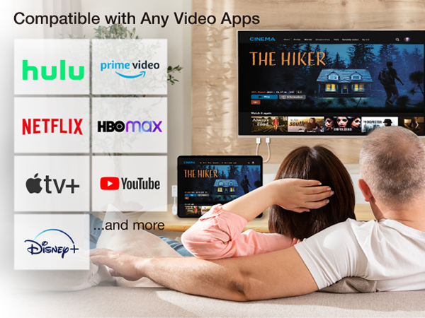 compatible with any video apps