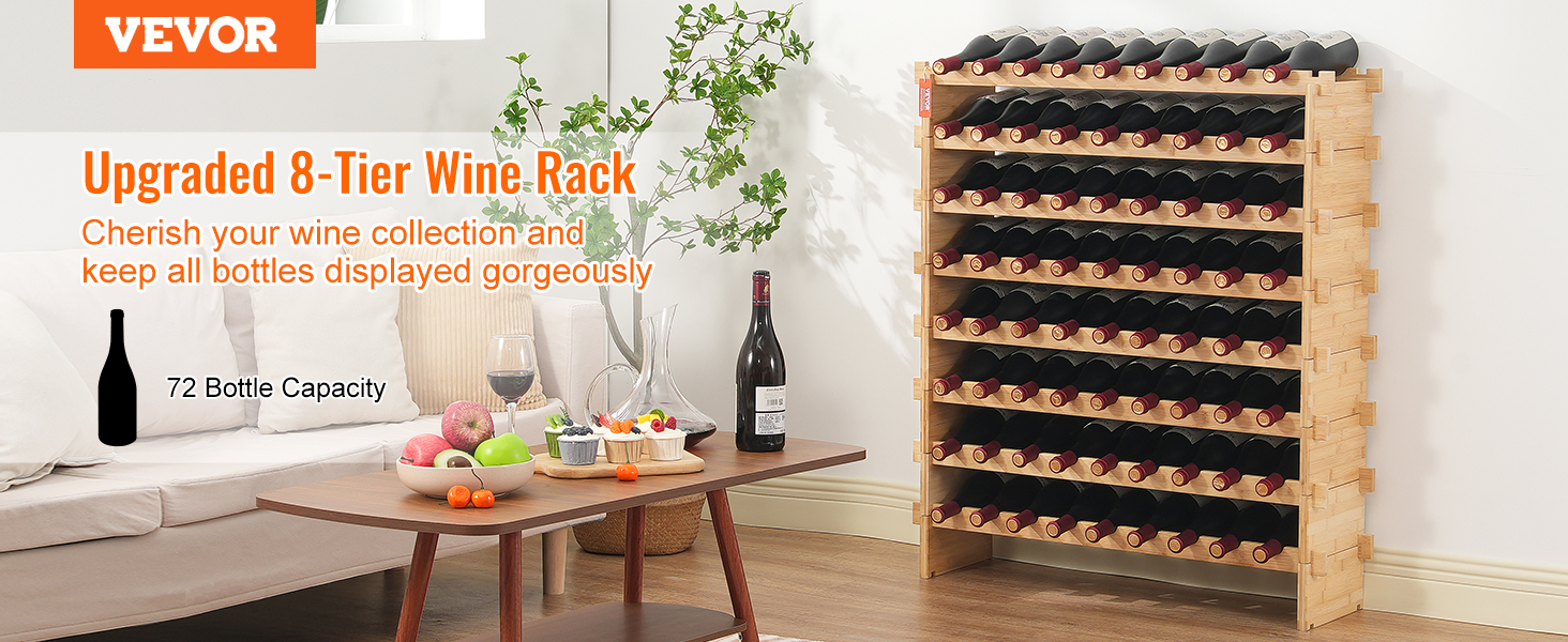 stackable modular wine rack