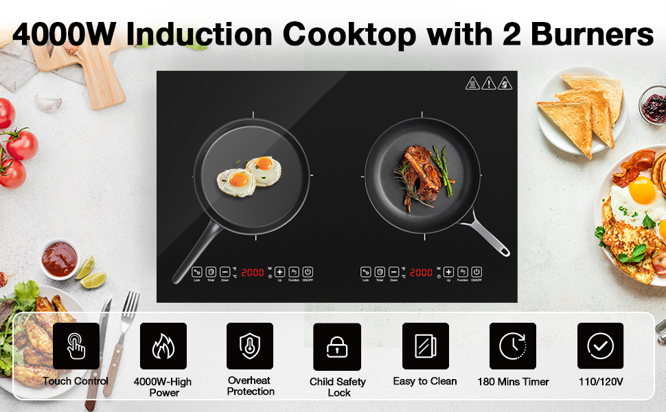 VBGK Double Induction Cooktop 