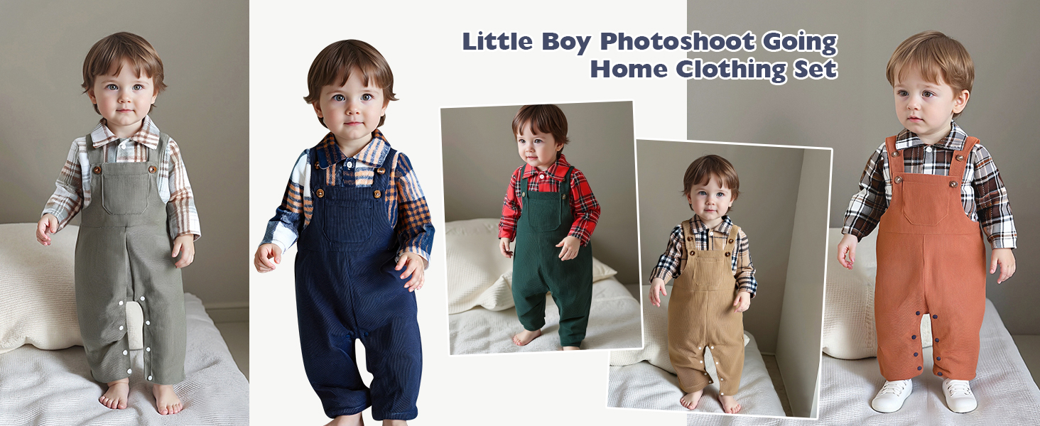 3 Piece Newborn Baby Boy Clothes Outfits