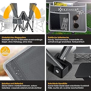 Campingstoel Premium