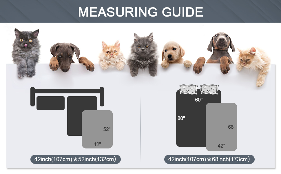 TAOCOCO Reversible Waterproof Sofa Cover Sofa Bed Cover, Waterproof