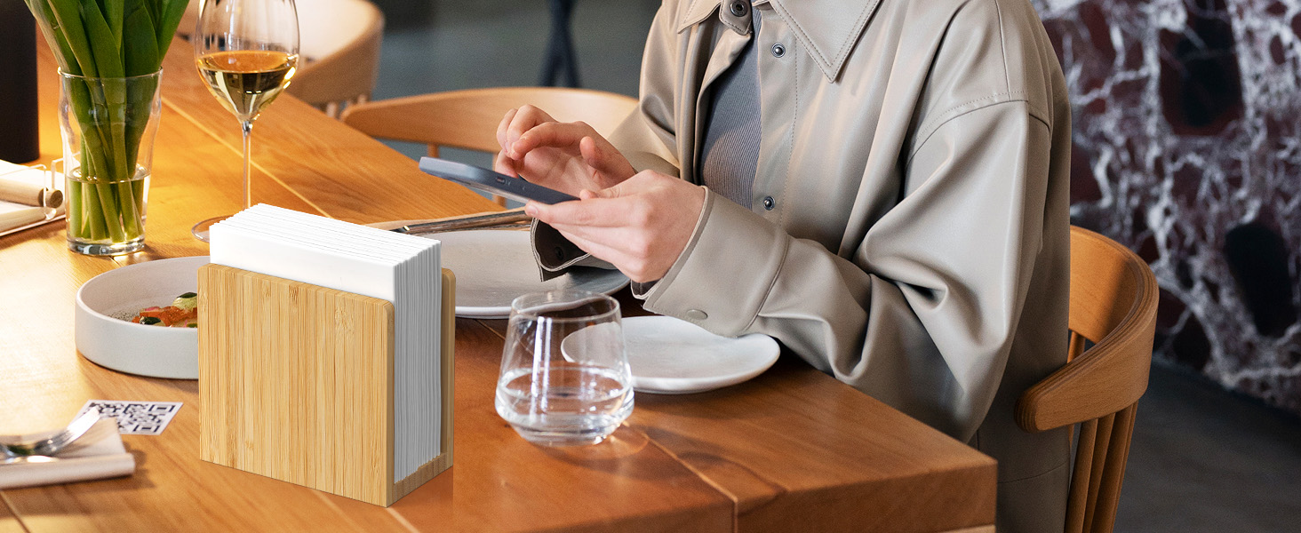 wood nakin holder