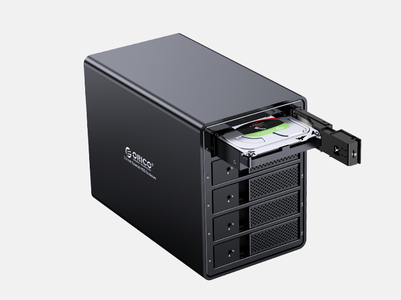 ORICO 5 Bay External Hard Drive Enclosure USB 3.0 3.5 inch Chia Support