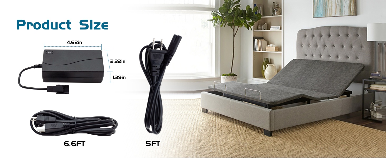 Adjustable Bed Base Input Power Supply,3 Piece Switching