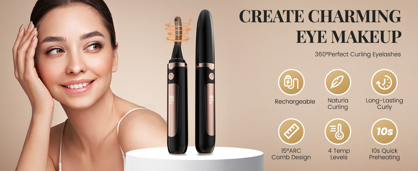 Eyelash heating clamp function introduction