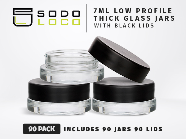 glass containers lip balm 7ml jars lids gram sample travel creams scrub tiny cosmetic cartridges ml