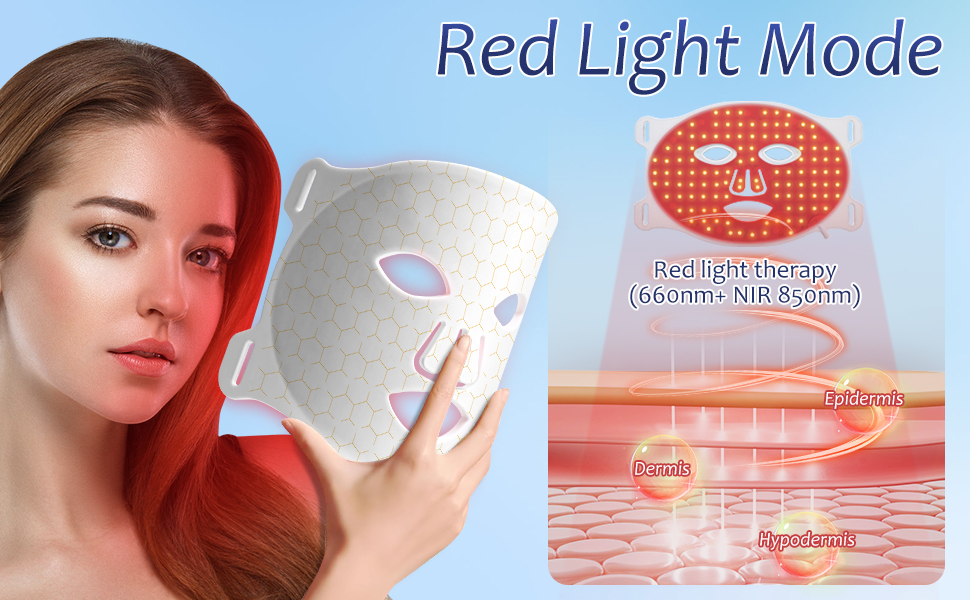 led face mask light therapy