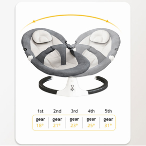 baby rockers and bouncers/5 swing speeds