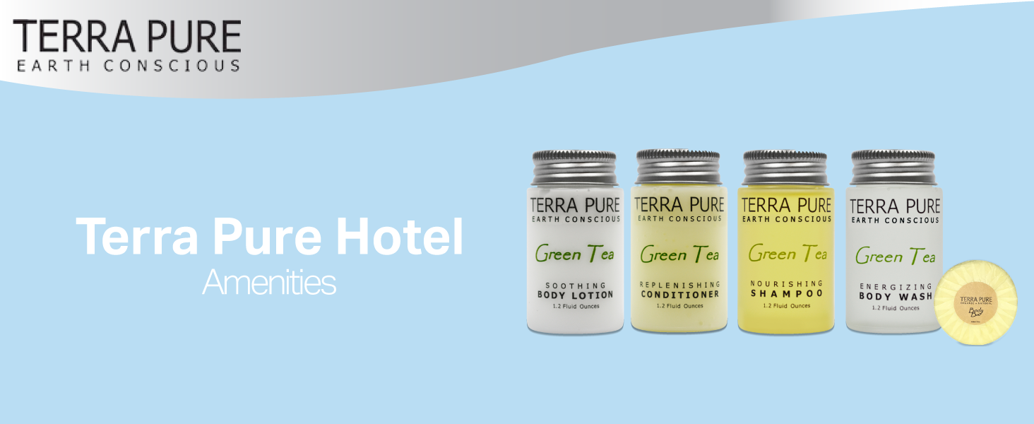 Terra Pure Hotel Soaps and Toiletries Bulk Set 