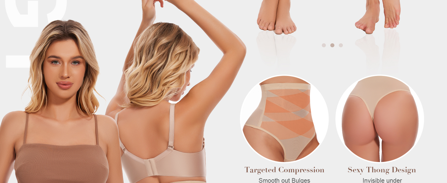 GYDEK thong shapewear for women tummy control
