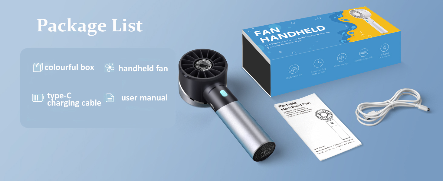 handheld fan package