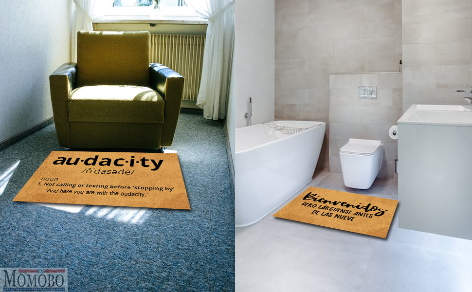 MOMOBO Funny Doormat Custom Indoor Doormat Doormat