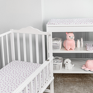 My Little Zone - Pink Butterfly Crib Bedding Set for girls