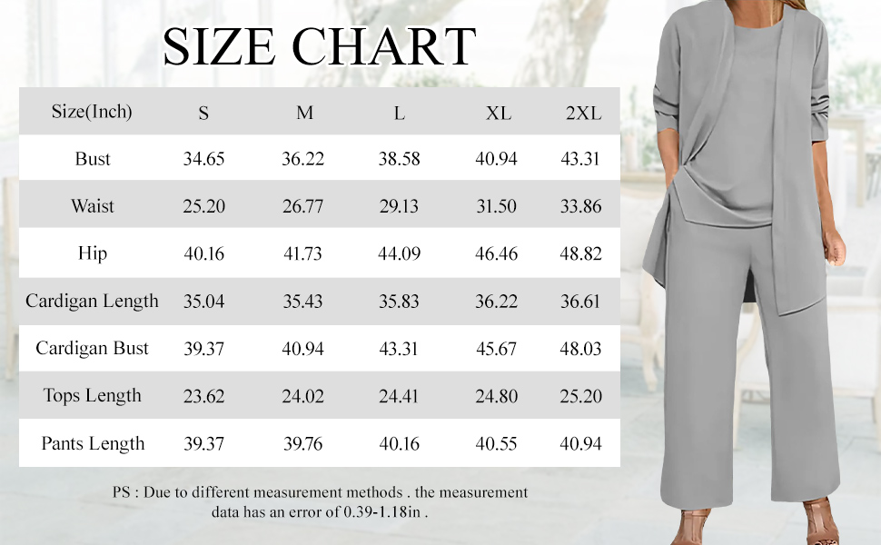 Women's Dressy Casual 3 Piece Sets