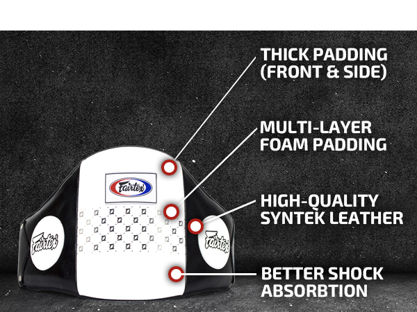Fairtex ボディプロテクター ホワイト Amazon.com : Fairtex BPV1 Muaythai Training Belly Pad | Core