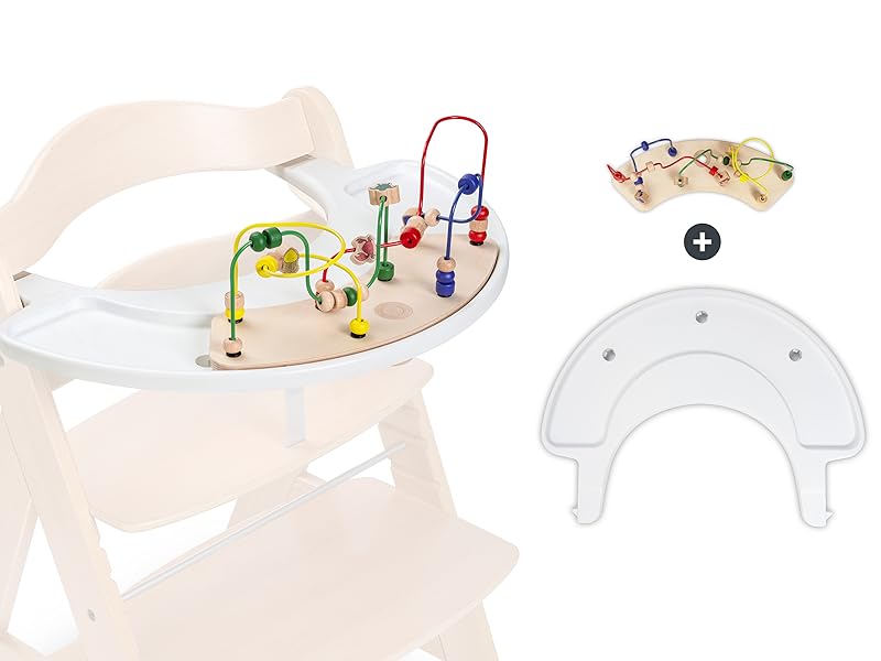 hauck play tray with bead maze for hauck wooden highchair alpha plus beta plus