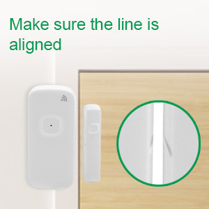 Make sure the line is aligned