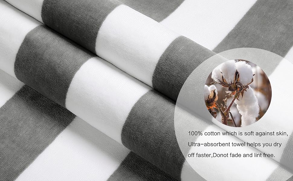 Stylish and Functional: The Benefits of Striped Pool Towels
