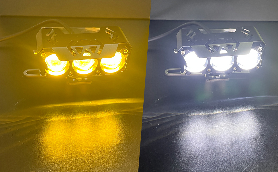 AUTOVIC Dirt Bike Light Bar Kit, 2 Modes White Light