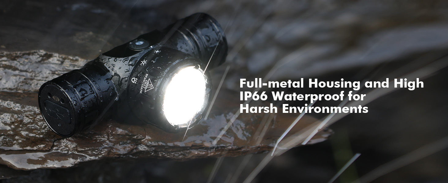 Waterproof headlamp
