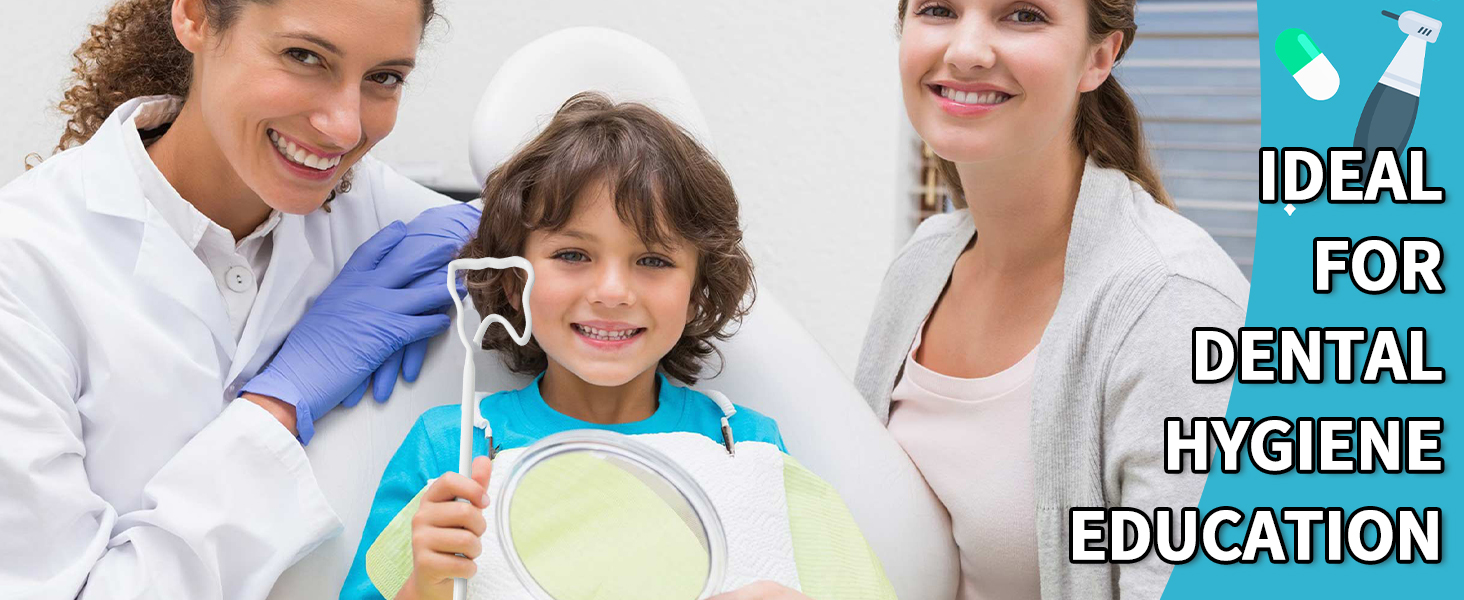 12 Pack White Tooth-Shaped Ballpoint Pens