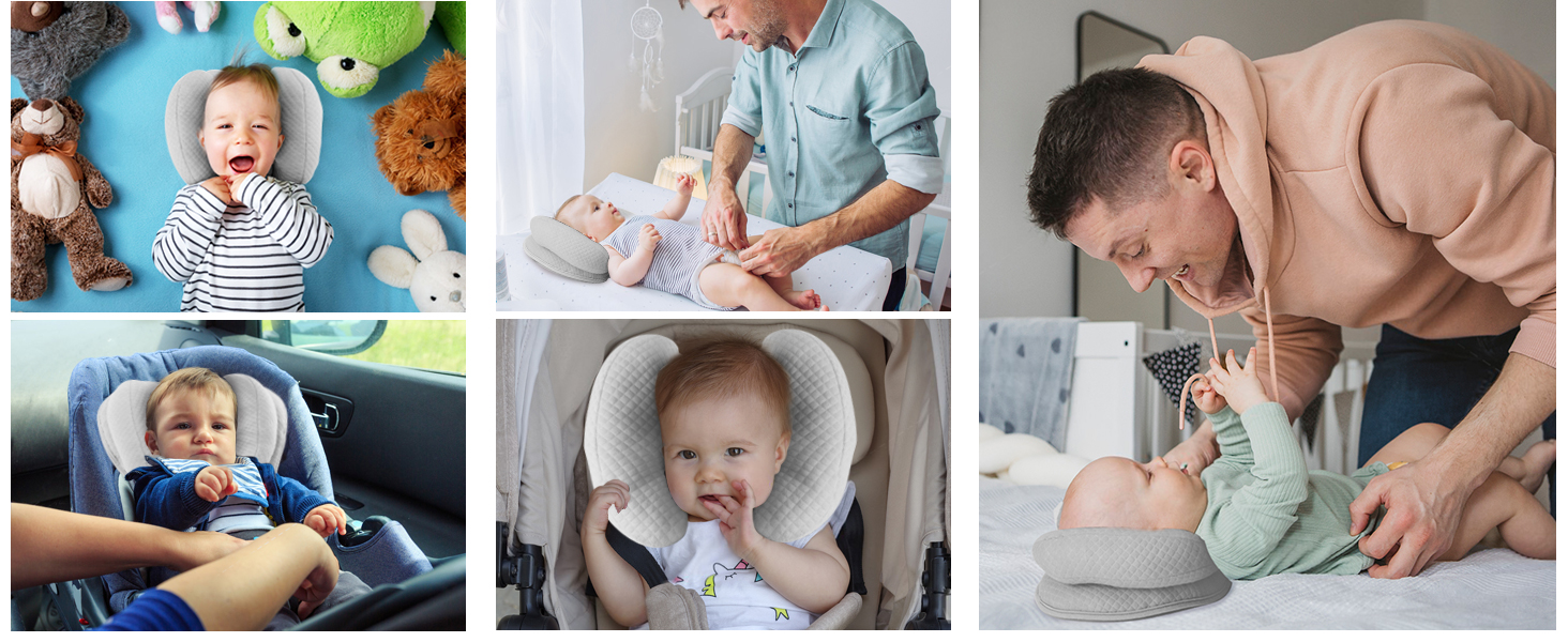 Baby Patting Pillow Blublu Park Upgraded 2 In 1 Baby Travel Pillow