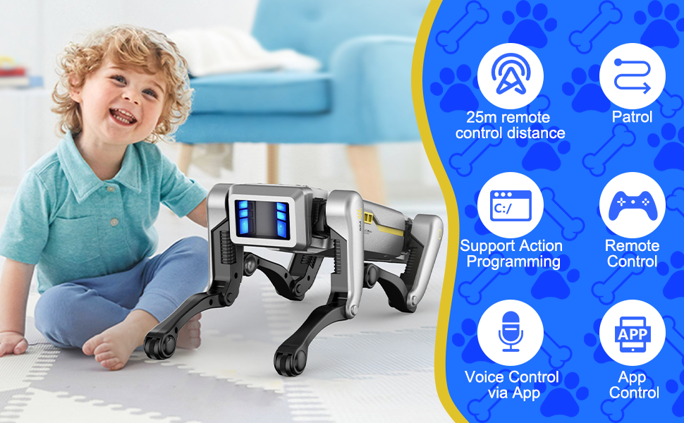 EVADA Smart Robot Dog front view