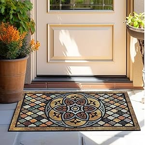 Amazon | CHICHIC 玄関マット 屋外 泥落とし おしゃれ マット 約