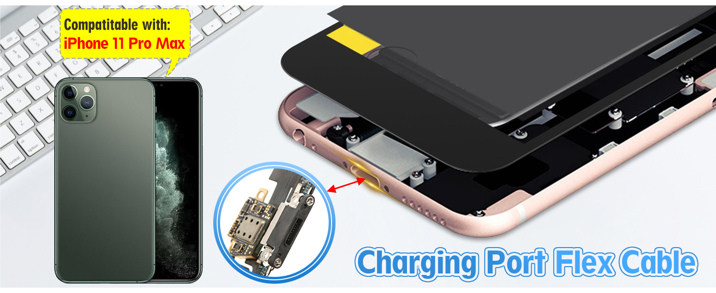 Replacement for iPhone 11 Pro Max Charging Port Dock