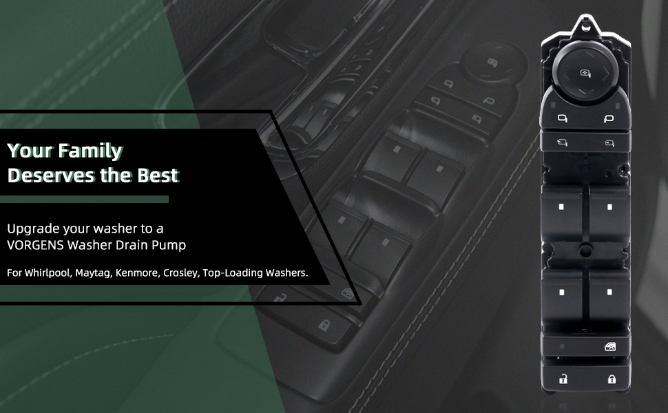 Power Window Switch Door Lock with Power Folding