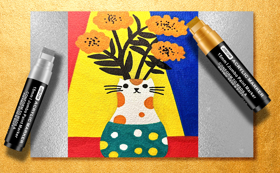 thick markers for posters