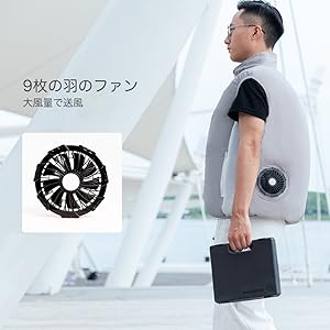 定番の冬ギフト 空調ウェア 空調作業服 [insmoda] ファン xl SIZE