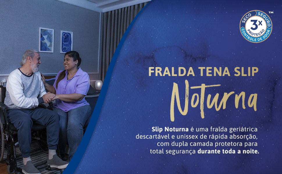 Fralda tena slip noturna g, Fralda tena noturna g, tena pants, Fralda geriatrica plenitude p/m