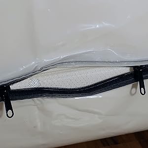 bolsa colchón cremallera con costura doble