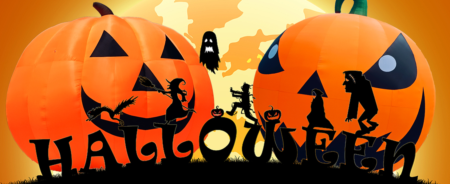 inflatable pumpkin