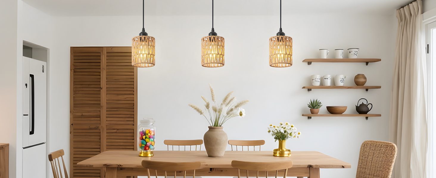 Rattan Pendant Lights