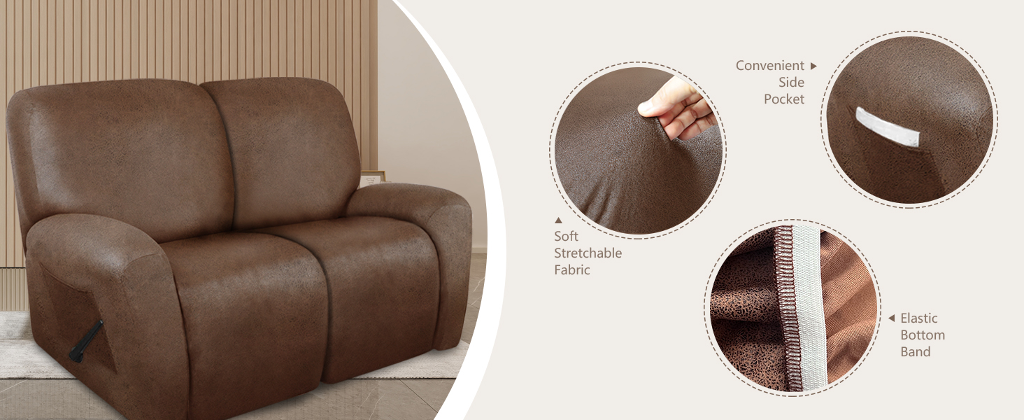 recliner loveseat cover