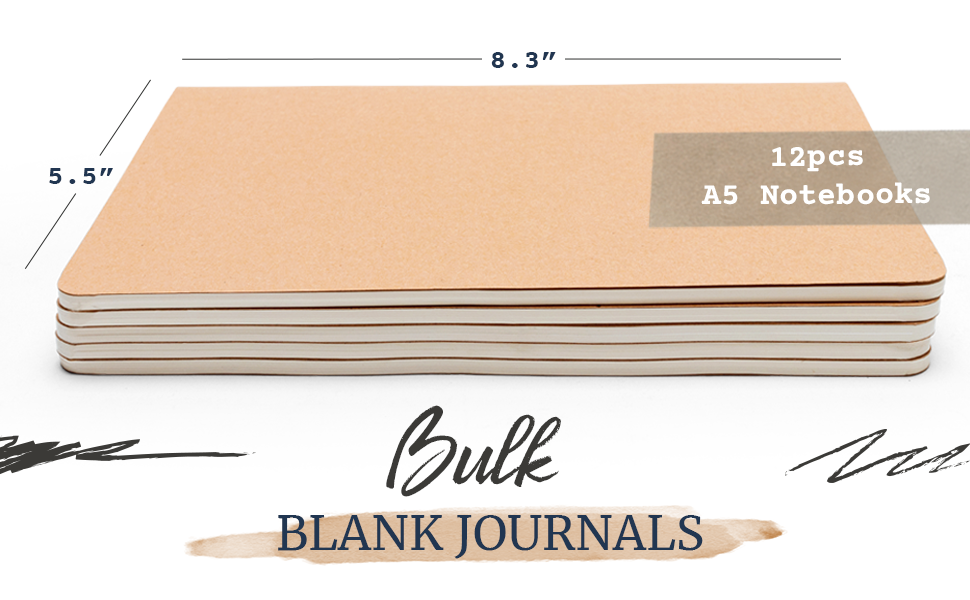 Fadyzon 1857 Sketchbook Bulk 12 Pack, 64 Pages A5