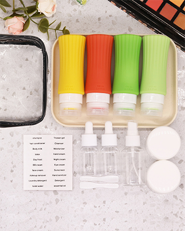 silicone travel bottles for toiletries