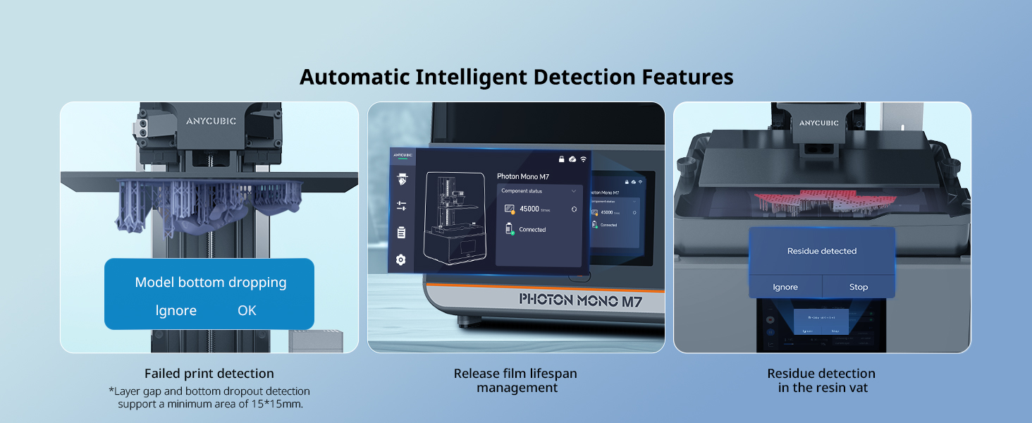 ANYCUBIC 14k Resin 3D Printer Photon Mono M7, 150mm/h High Speed Printing, Upgraded COB Source System and Intelligent Detection, 8.78x4.96x9.06 inches Printing Size 14 M7