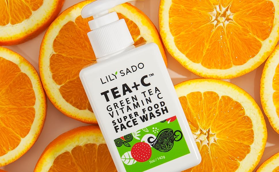 lily sado tea and c antioxidant cleanser for all skin types
