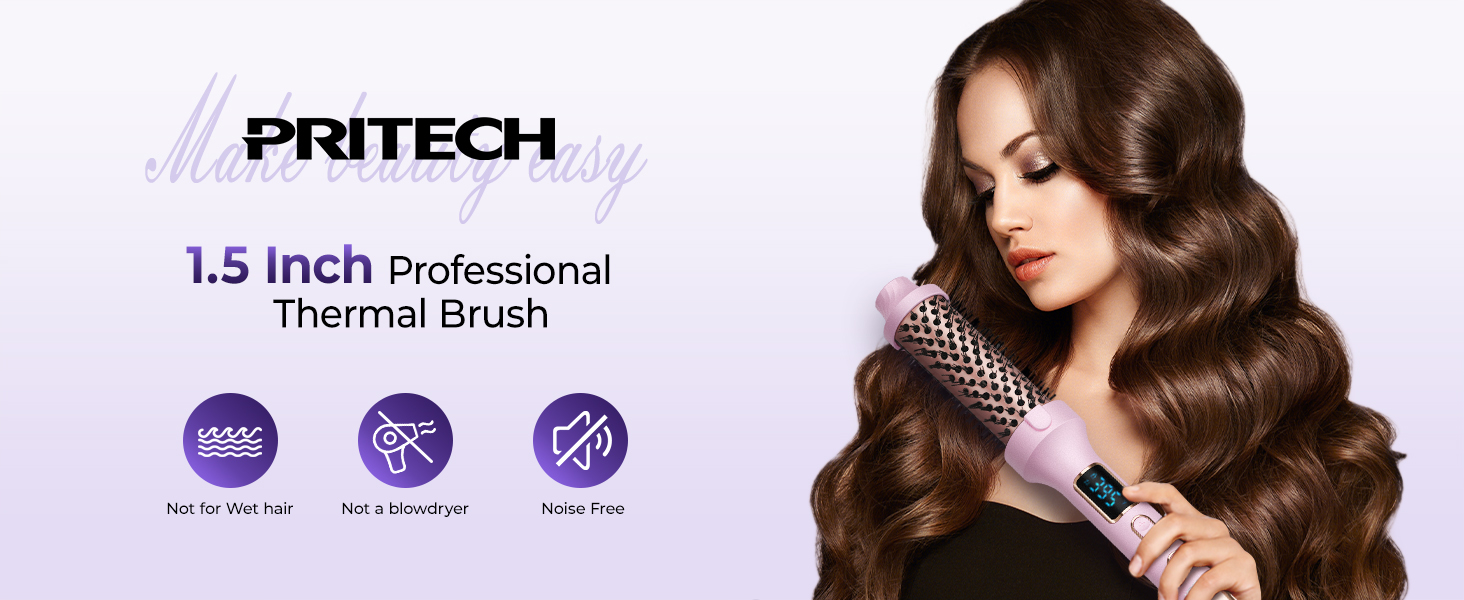 Thermal Brush for Blowout Look