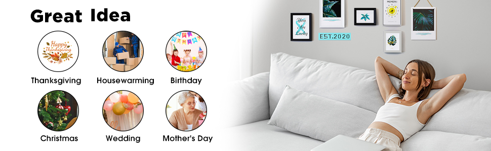 The picture hanging tool is a great festival gift for your families and friends.