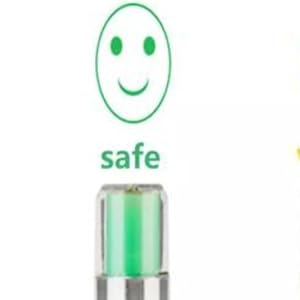 Visual description of tire pressure cap