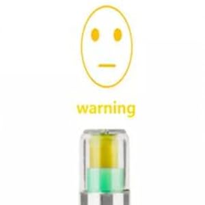 Visual description of tire pressure cap