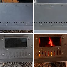 Soomloom FIERY チタン二次燃焼薪ストーブ 折り畳み式 巻き煙突 公式]SOOMLOOM official shop / Soomloom チタン製二次燃焼薪