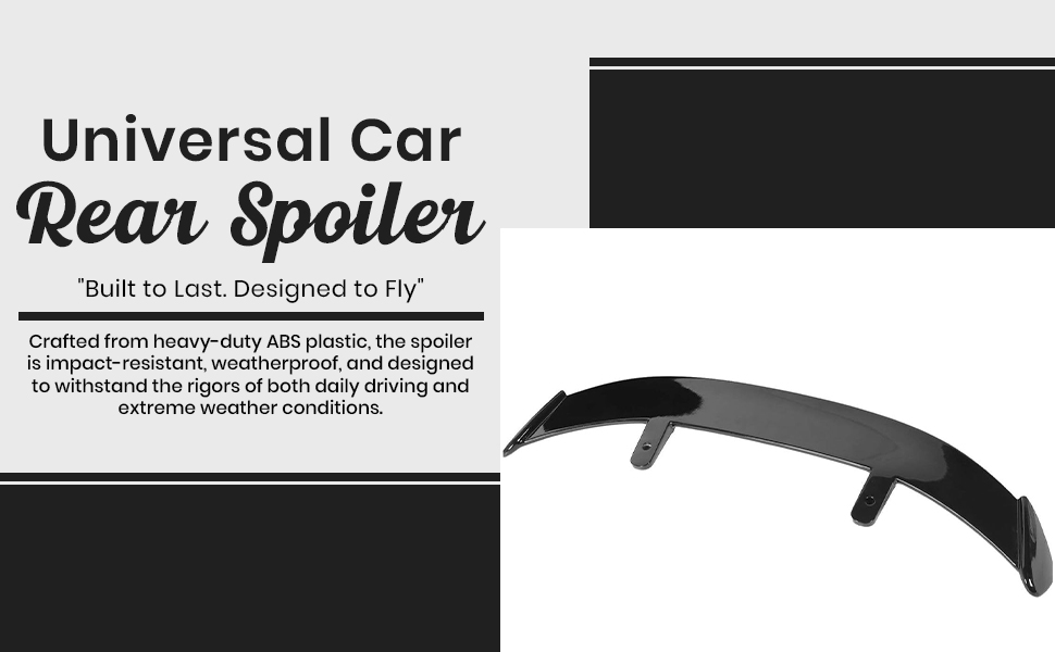 SPN-JGSP AUTO Universal Car Rear Spoiler